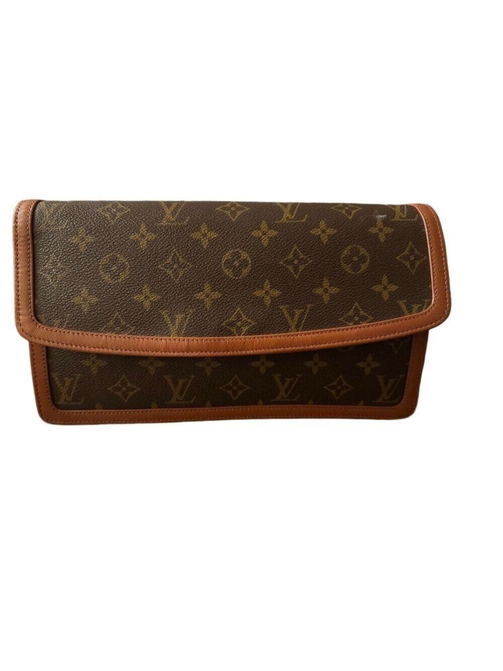 LOUIS VUITTON Monogram Pochette Dam GM Clutch